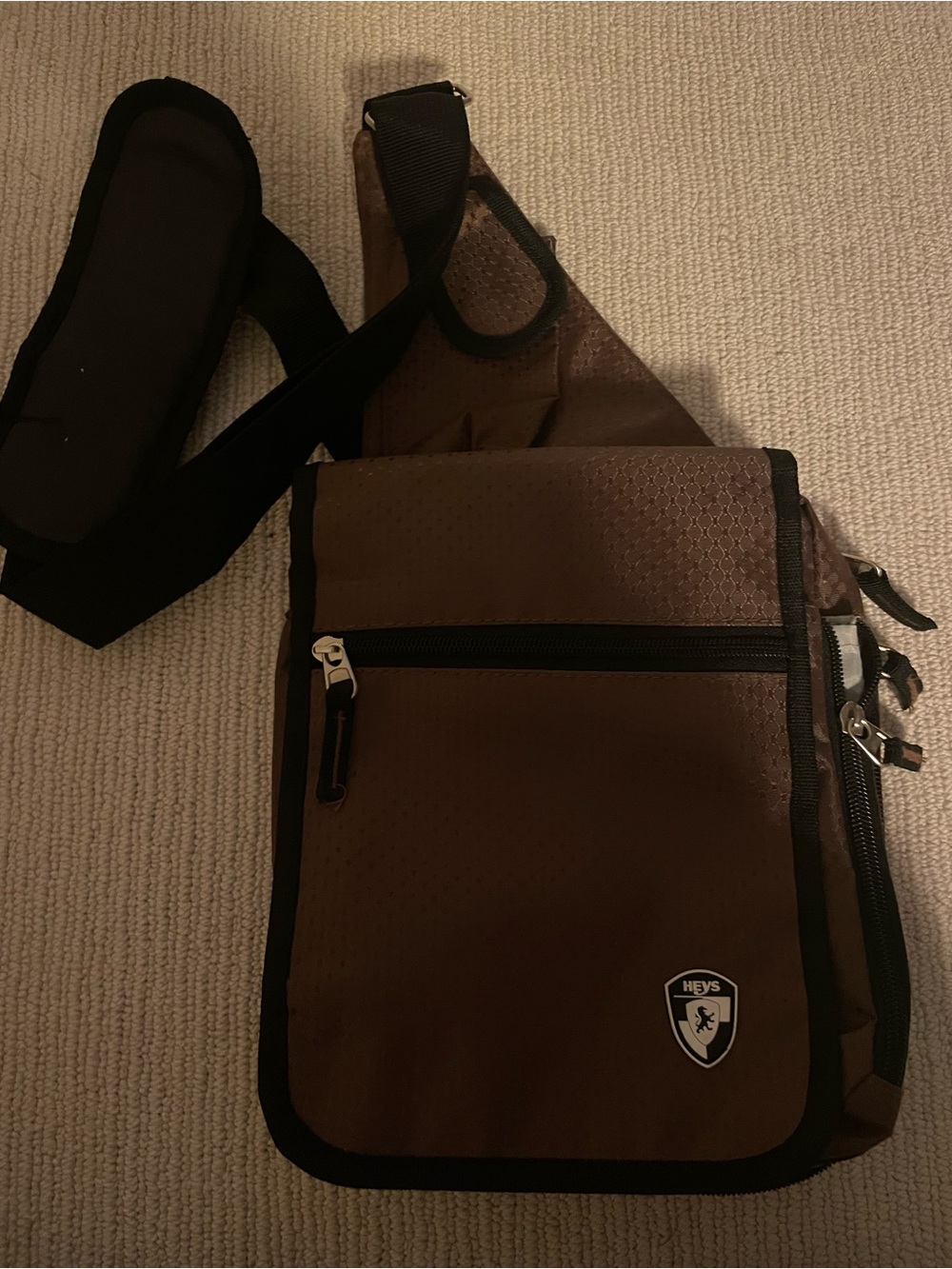 Hayes Brown Crossbody Sling Bag for Men c43